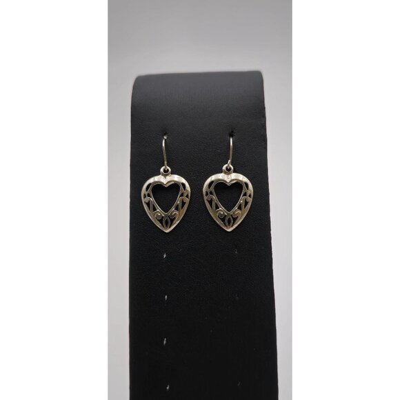 Jewelry - Sterling Silver Cute Heart Earrings A1821